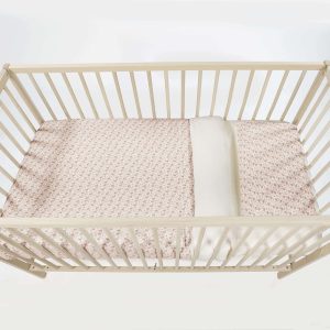 WALKING MUM Edredon + Bajera + Almohada Cuna 120×60 cm Gala Cerise