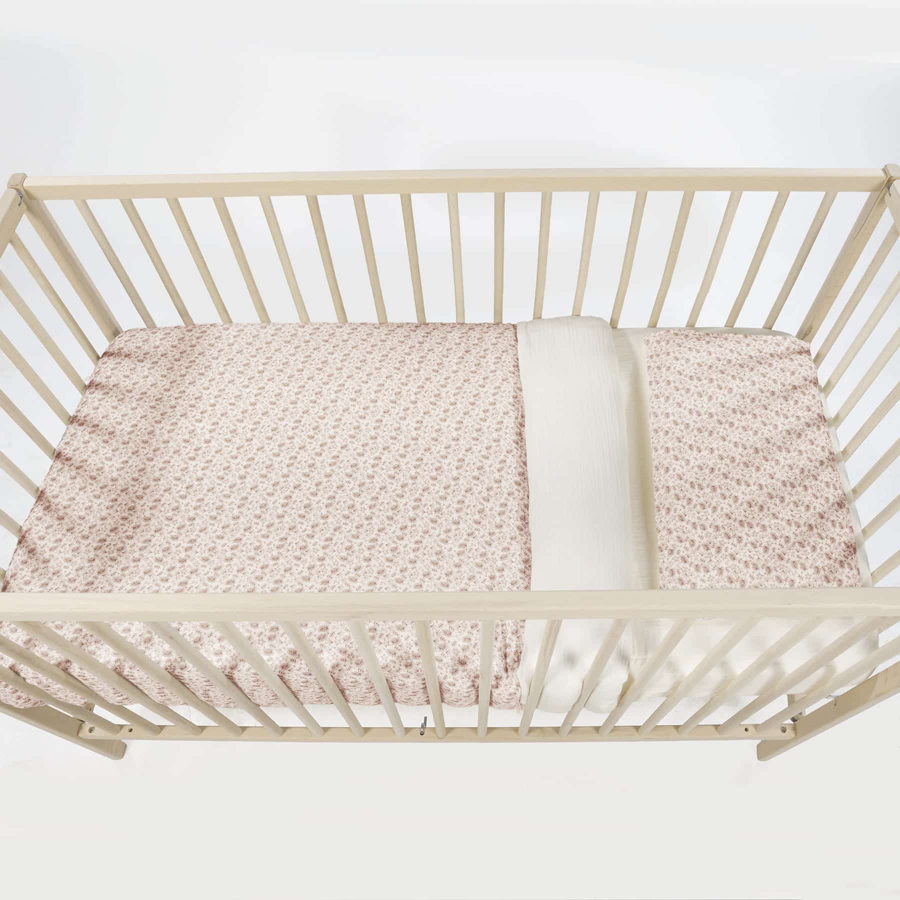 WALKING MUM Edredon + Bajera + Almohada Cuna 120×60 cm Gala Cerise