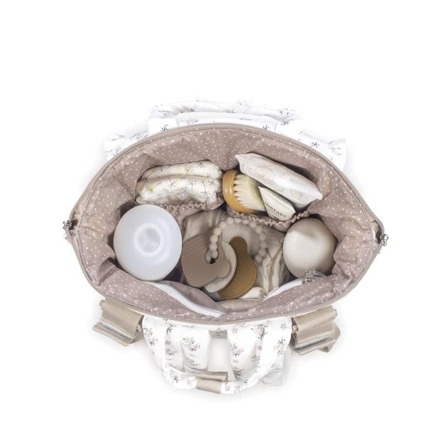 WALKING MUM Mochila Botton Flores - Imagen 9