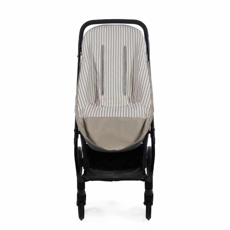 WALKING MUM Saco Silla Botton Entretiempo Rayas - Imagen 4