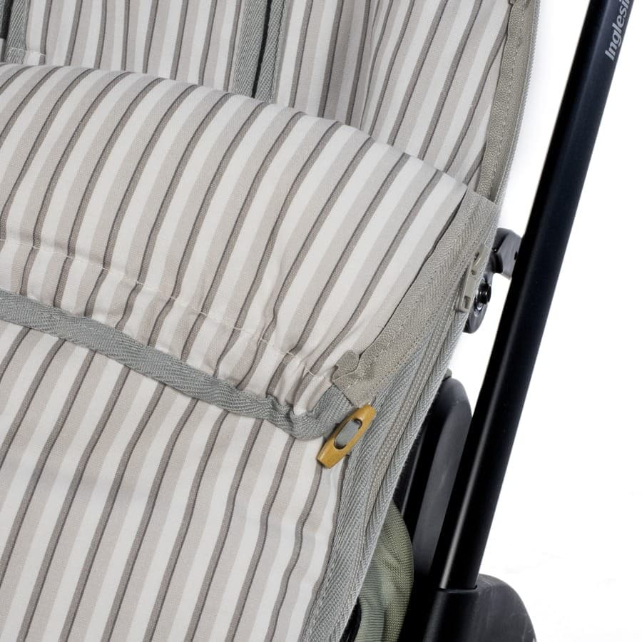 WALKING MUM Saco Silla Botton Entretiempo Rayas - Imagen 3