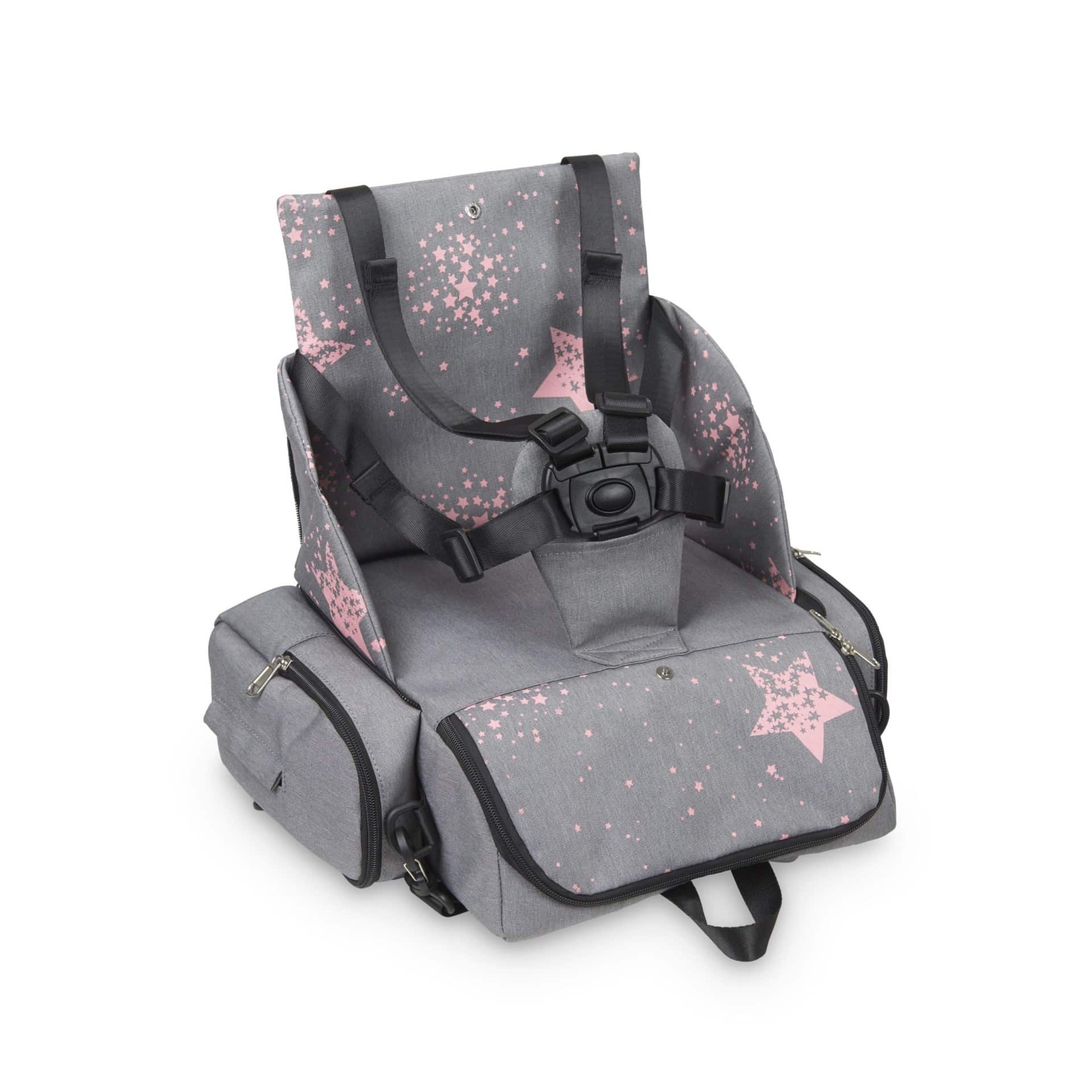 MS Trona Portatil Stars – Mochila elevador Rosa - Imagen 2