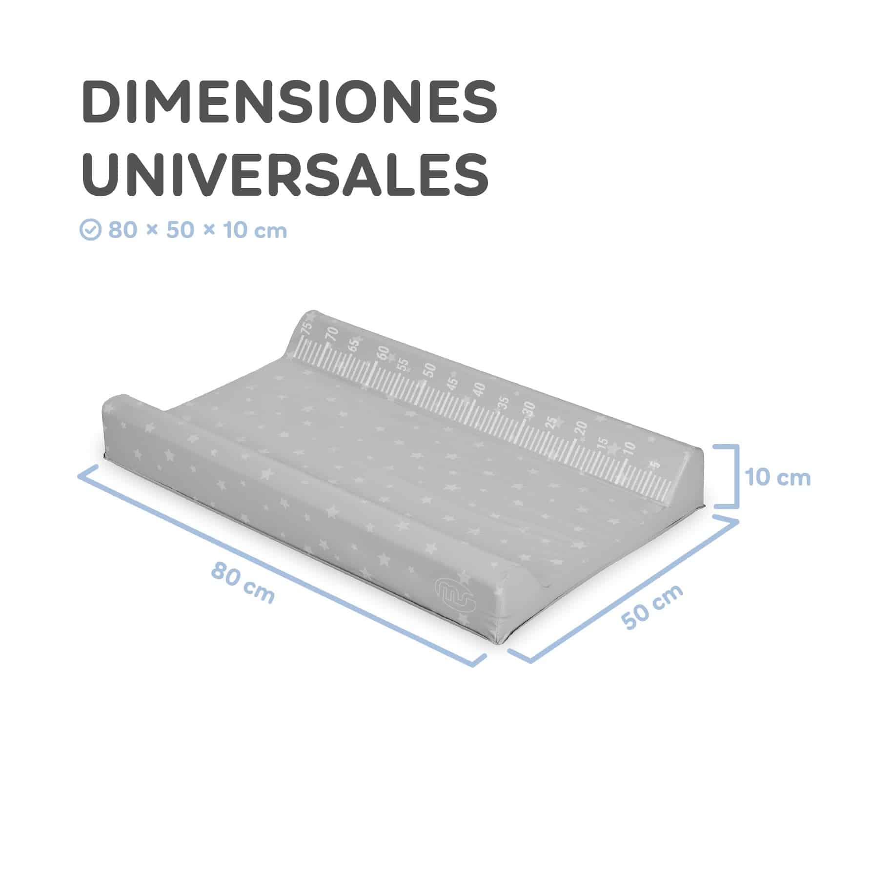 MS Cambiador bebe flexible Gris - Imagen 3