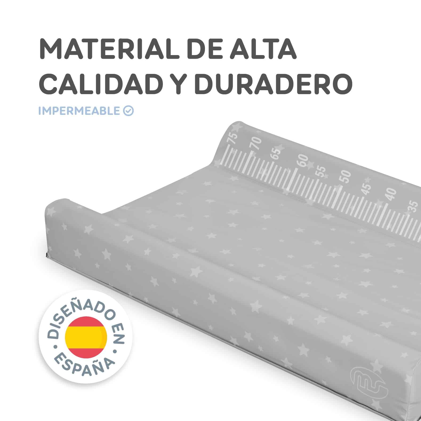 MS Cambiador bebe flexible Gris - Imagen 5