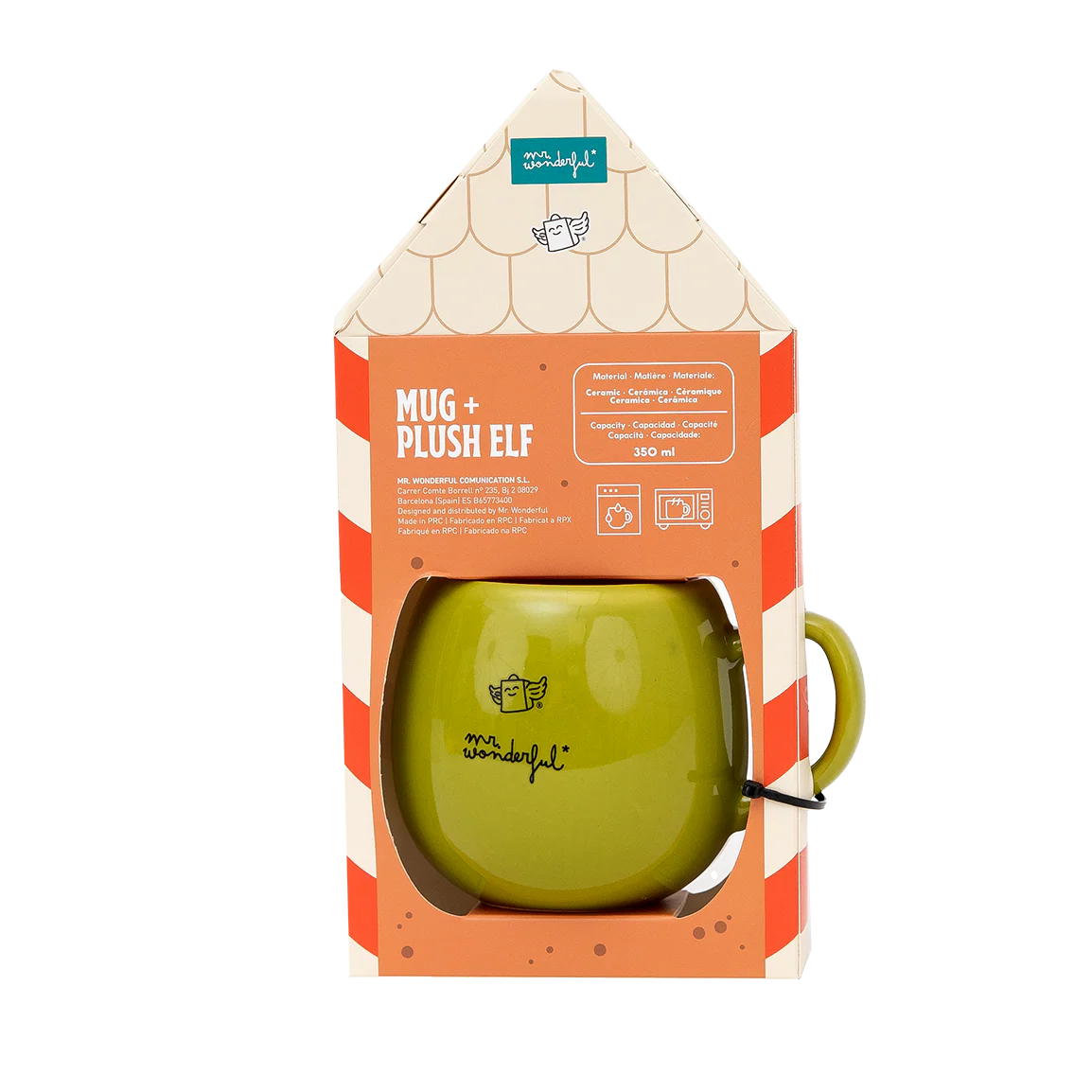 Set de taza y elfo de peluche - Imagen 7